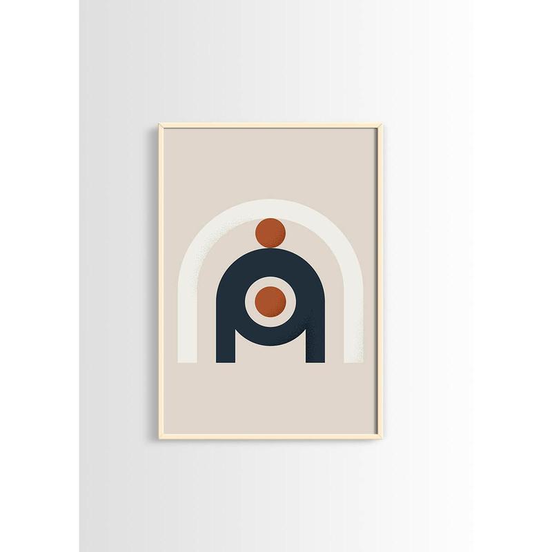 Abstract Shapes No2 Poster - Modern Wall Art Decor 1