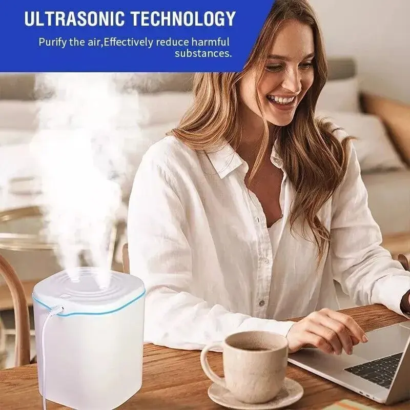Oil Diffuser Air Humidifiers Cool Mist Humidifier for Bedroom Large Room Home UK 2