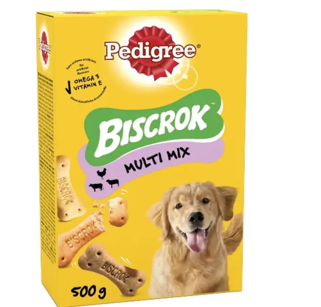Multi Mix - Dog Treats - Bone-Shaped Biscuits - 500 g