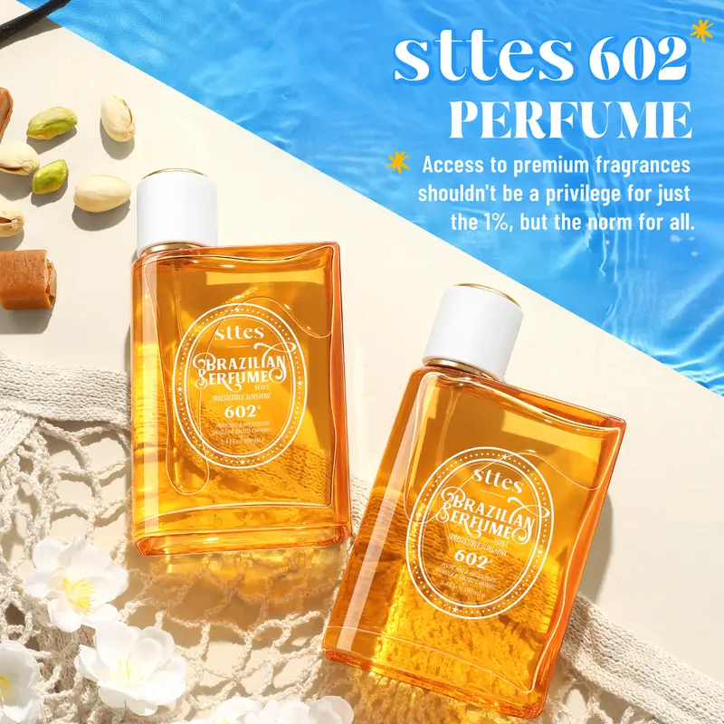 Sttes Perfume  602# - Eau De Perfume 100ml (3.4fl Oz)  vanilla Gourmet tune (Caramel vanilla flavor)  Fragrance Irresistible 6