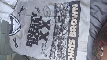 Product Review of Chris Brown Breezy Bowl Tour Jersey, 90s Chris brown merch, Breezy bowl merch, Chris Brown Tour Jersey, Breezy Bowl Merch 2025, Summer tour 2025 from S**E ❤** 0