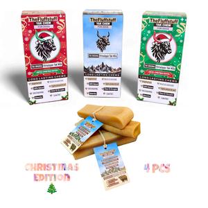 Yak Chews for Dogs XL Pack of 4 - Gluten Free and Grain Free - All Natural Long Lasting Dog Treats 600g yak milk natural knuckle treat dog