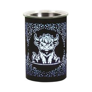 LED Highland Cow Design Wax Melter | Plug In | No bulb needed