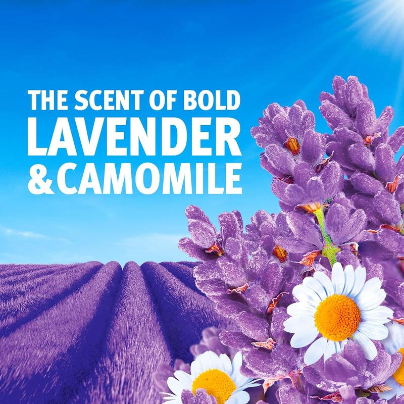 Bold PODS Washing Liquid Laundry Detergent Capsules 70 Washes, Lavender & Camomile, Outdoor Freshness That Lasts, With Built-In Lenor Softener 3