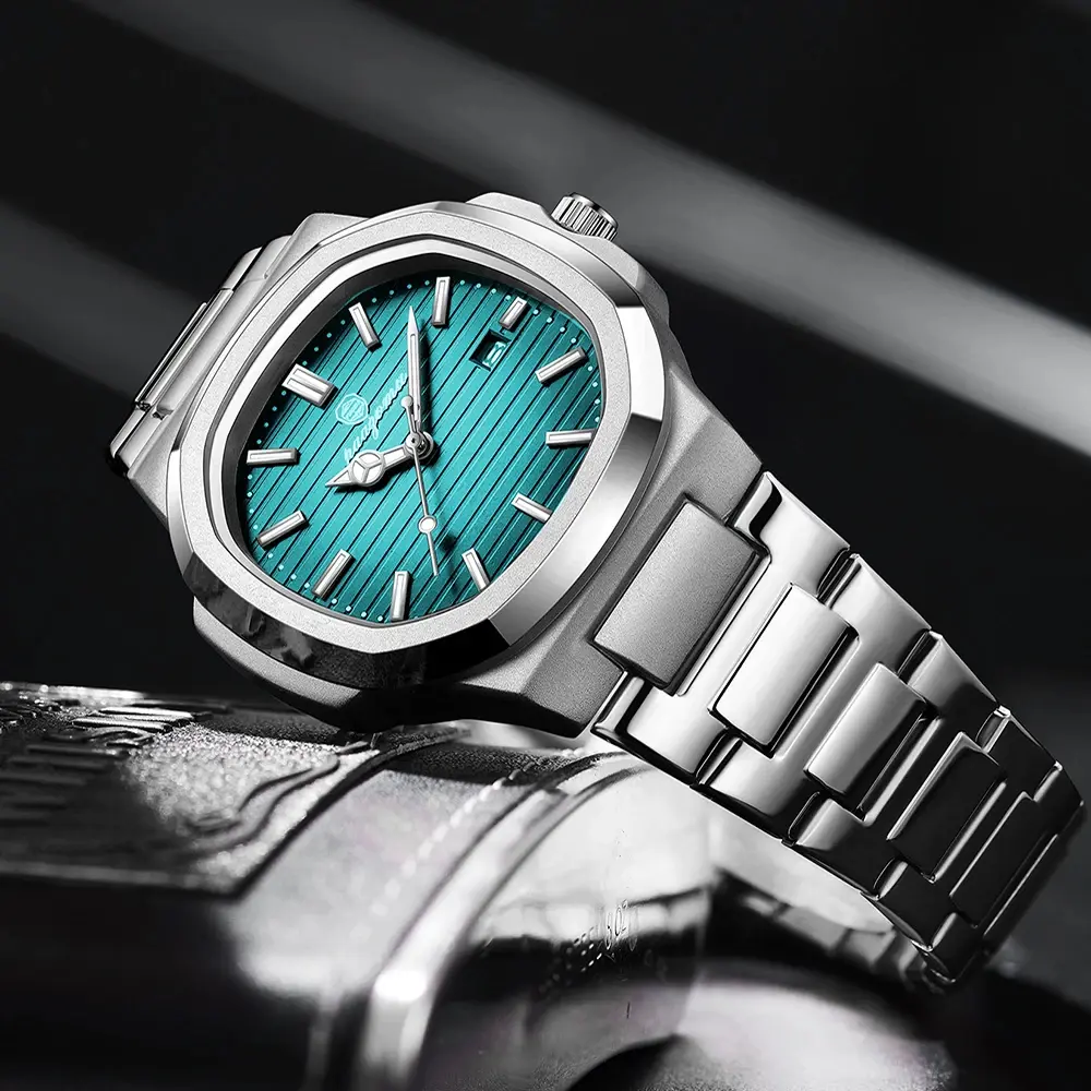 Luxury Man Wristwatch Waterproof Luminous Chronograph Watch for Men Stainless Steel Men's Quartz Watches