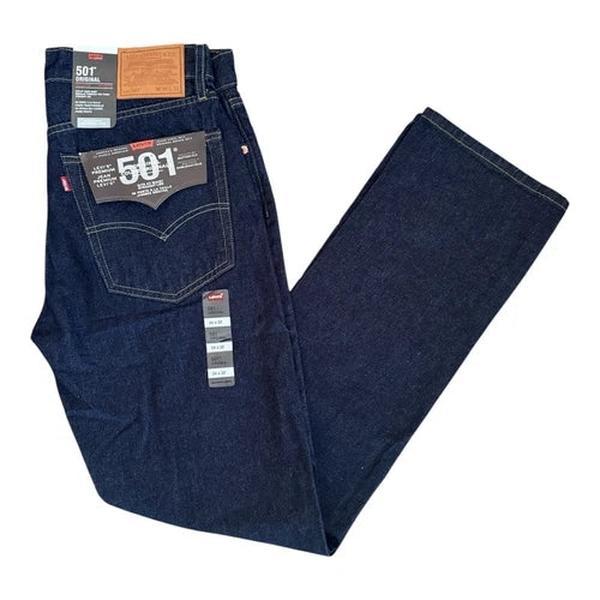 Levi's 501 Original (Dark Blue) Men's Regular Fit Jeans 0