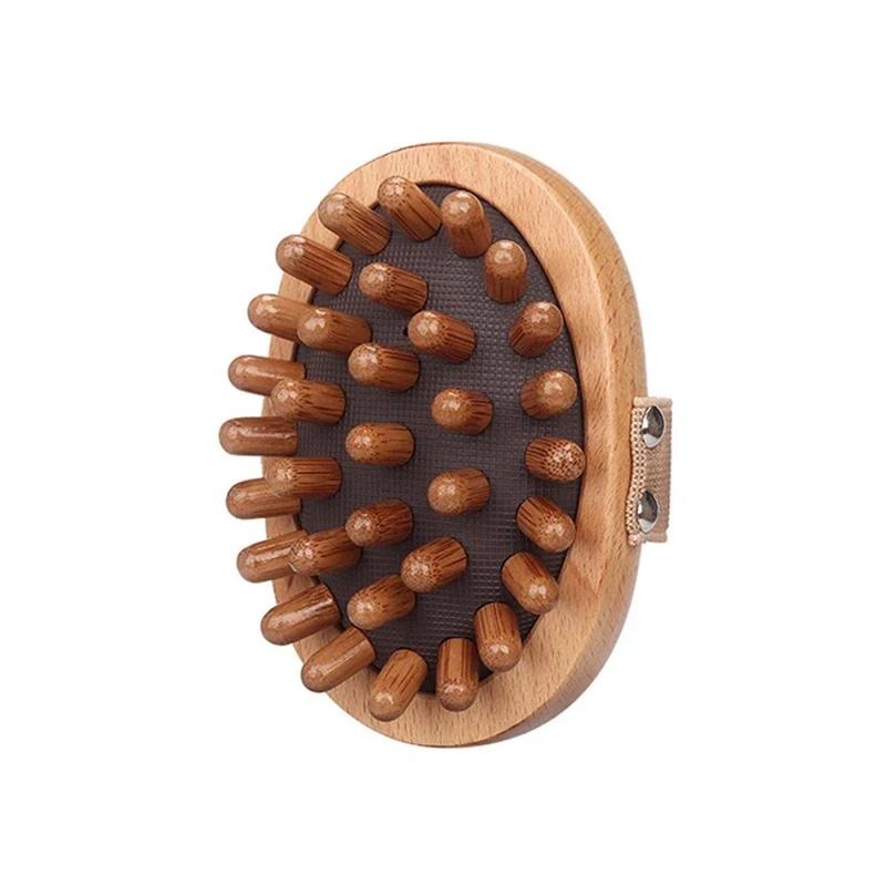 Body Anti Cellulite Brush Soothing Wooden Essential Oil Spa Air Cushion Massage Hair Comb Scalp Massage Brush Body Massager 6