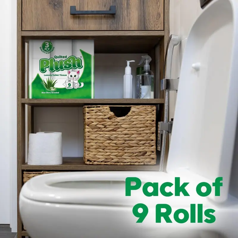 90 x Toilet rolls 3Ply, 18 x Kitchen Rolls, Luxury Quilted, Soft and gentle, Flushable Eco-friendly Disposable Sustainable, Family Sheets Wipes soft Bathroom Set Wipes Household 4