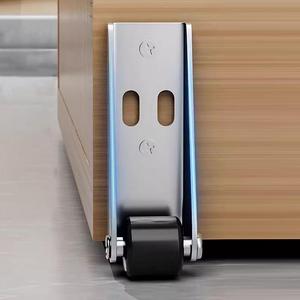 Door Bottom Wheel, Simple-fixed Roller, Table Foot, Mini Mobile Roller, Flexible & Silent Anti-wear Wheel, Furniture Drawer Roller, Hardware, Metal, Tools and Gadgets, Furniture Moving Wheel, Office Chair Wheels, Double Swivel Wheels