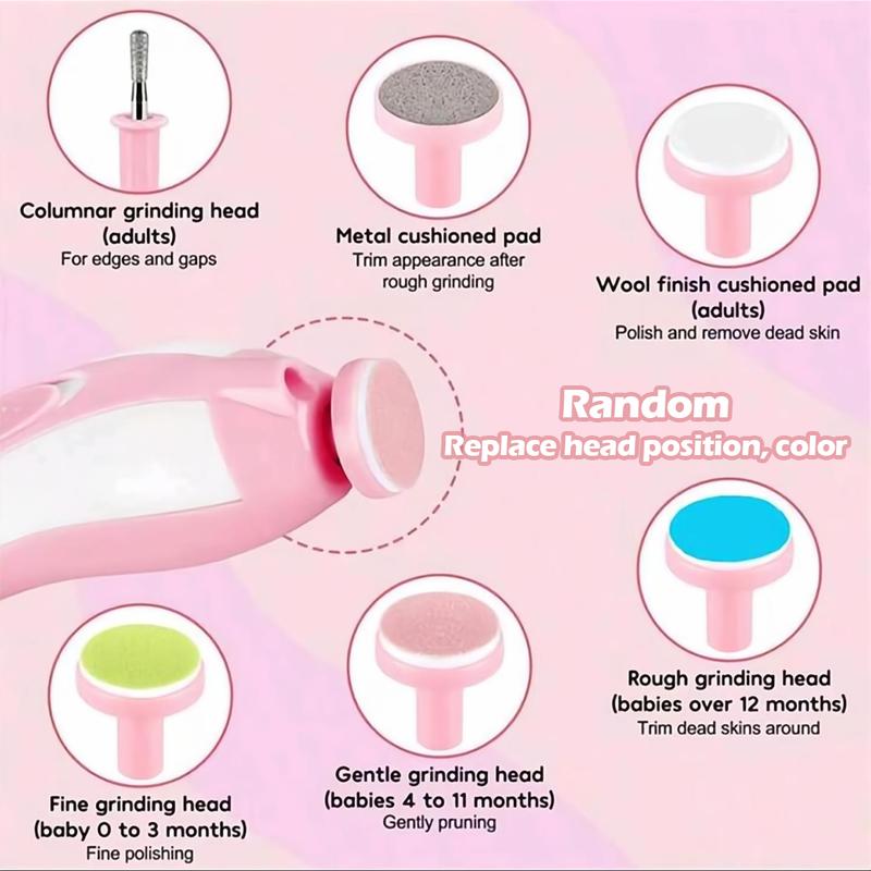 Baby Electric Nail Grinder Multi functional Scratch resistant Child Nail Clipper Care Tool Baby Nail Trimming Tool Set 2