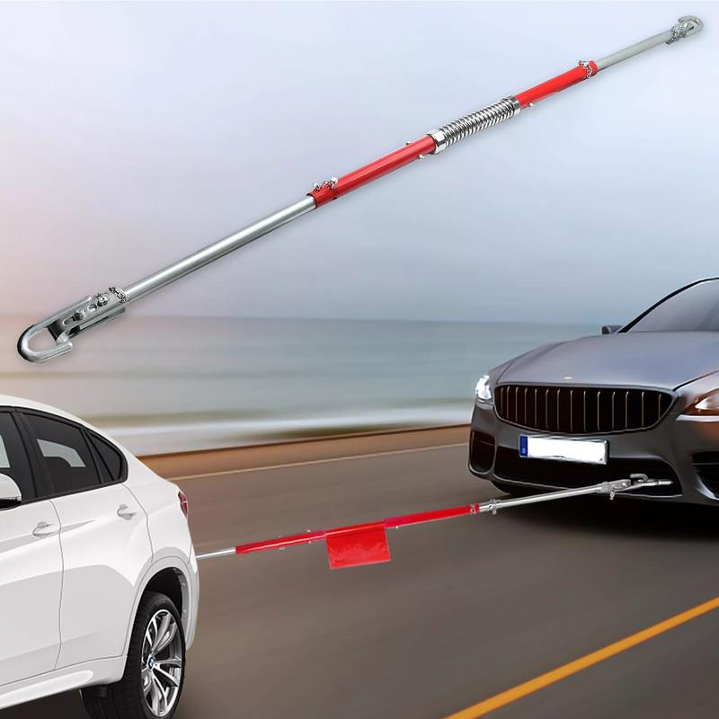 3 Ton Vehicle Recovery Tow Pole 5.5kg Ridged Towing Bar for Car Vans SUV TUV 1