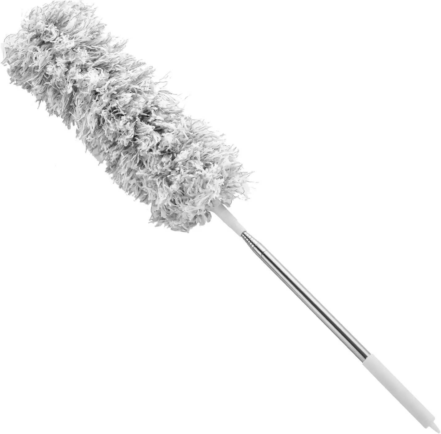 Extendable Microfiber Duster Duster with 108" Telescoping Extension Pole No Scratch to Ceiling
