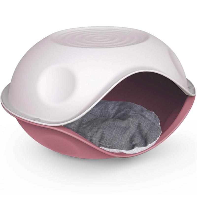 Product Introduction of Cat Dog Bed Windproof Outdoor Plastic Shelter Pet Kitten House Kennel Crate Pod 17
