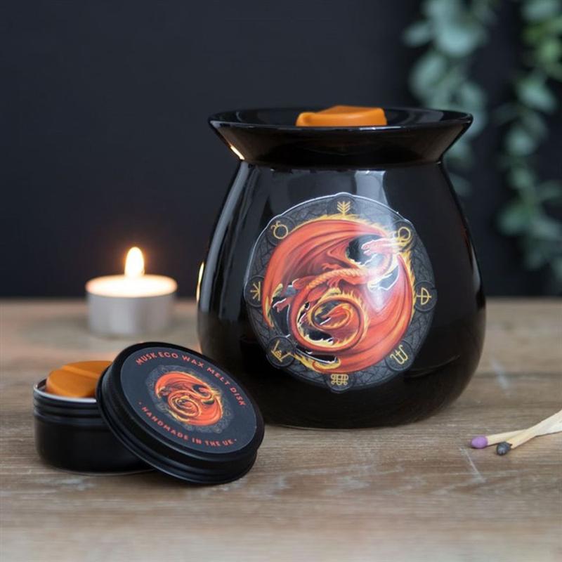 Beltane Wax Melt Burner Gift Set by Anne Stokes 3