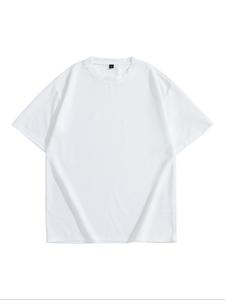 Men's Solid Waffle Knit Short Sleeve Tee, Loose Casual Crew Neck T-Shirt for Summer, Fashion Men's Top for Daily Wear, Knife