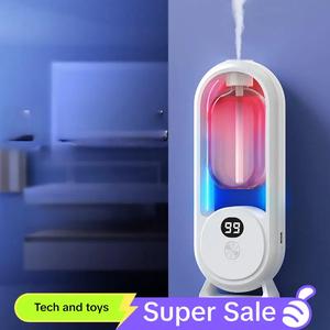 24 Hour Cycle Smart Aroma Diffuser, 1 Count Rechargeable Wall Mounted Automatic Timer Essential Oil Diffuser with Essential Oil, Home Care Supplies