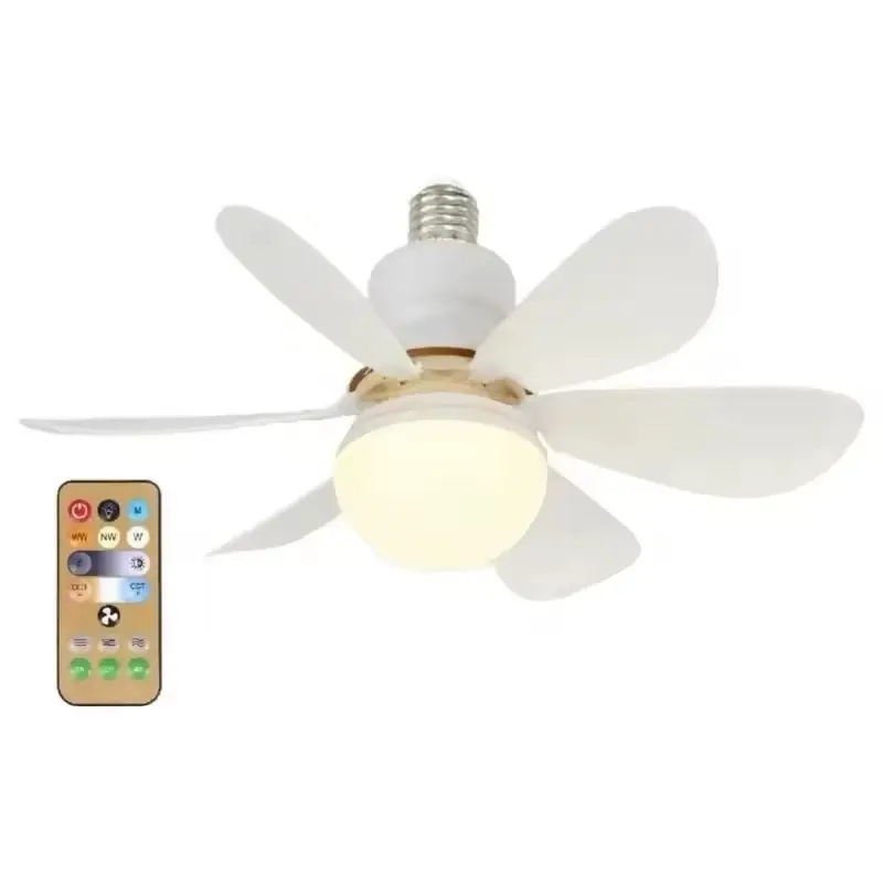 Silent Strong Wind LED Ceiling Fan Light 40W with Remote for Living Room & Kitchen 5