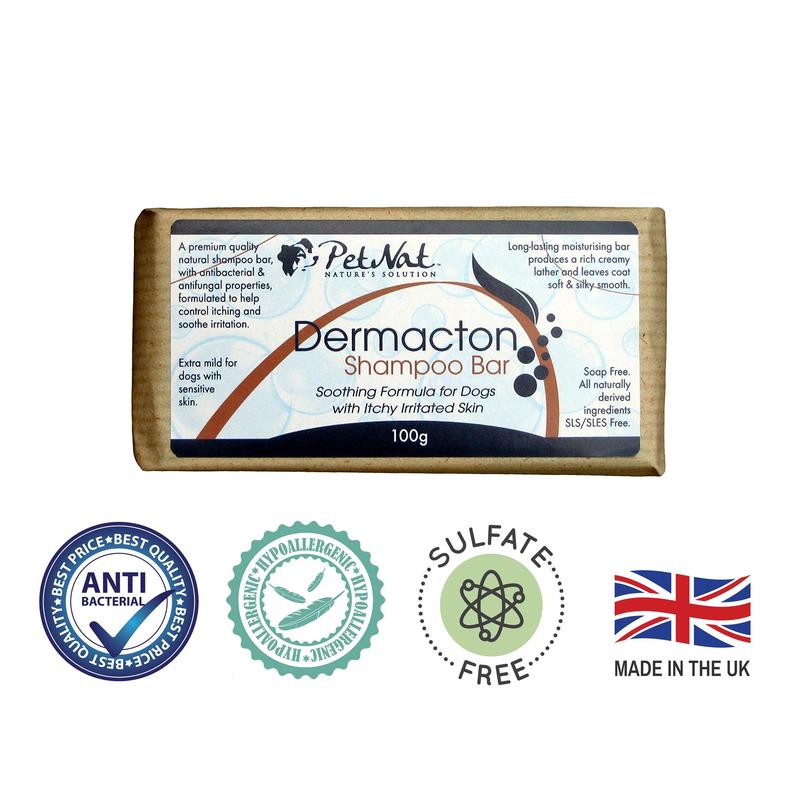 Dermacton Shampoo Bar for Itchy Dogs 100g - for ITCHY Irritated Skin | Natural Relief From Itching, Antibacterial and Antifungal, Long Lasting Bar Format, Great for Sensitive & Dry Skin, Professionally Recommended 4