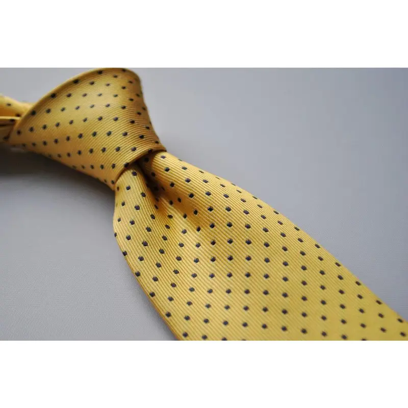 yellow gold with black pin spots tie 2