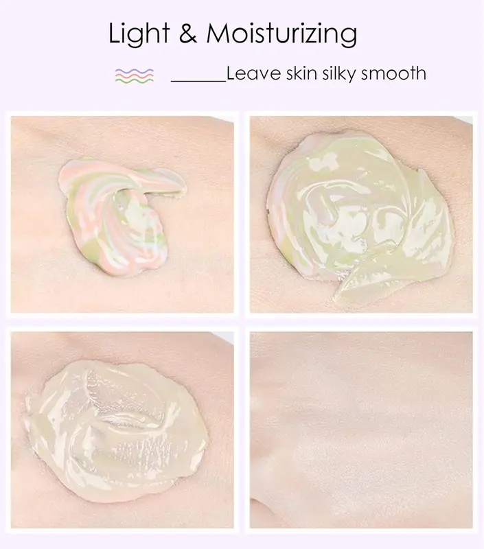 Skynest 2pcs Pore Primer, Color Correcting Facial Serum, Face Makeup Primer Base,Isolation Cream,Invisible Pore,Oil Control, Brightening Moisturizing Essence Concealer Foundation 5