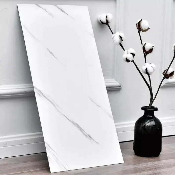 10 pcs Bathroom wall panels PVC cladding shower wet wall tile marble effect decor Decorative Kitchen Sticker Waterproof Bamboo Light Plants Pet Plastic Ornaments Durable bathroom decor Modern kitchen wall decor marble effect wall panels Wooden Multicolor 1