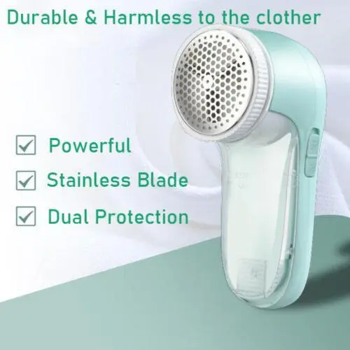 Electric Lint Remover Clothes Bobble Fluff Shaver Debobbler USB Operated 5