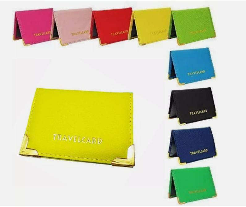 New PU Leather Travel Bus Rail Pass Card Holder Oyster Cover Case Holder WalletHISTORY 7