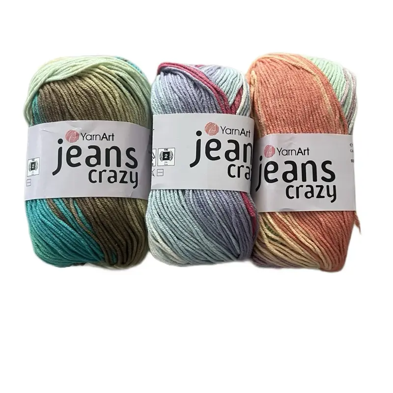 Yarnart Jeans Crazy yarn for crochet and knittingg 1