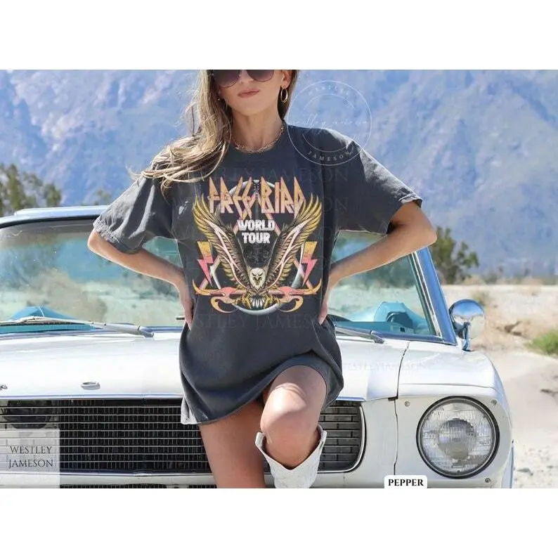 Free Bird Shirt, Vintage Distressed Shirt, Free Bird Tee, Retro Music Shirt, Roc 0