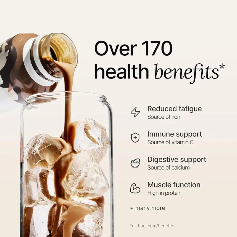 Huel Ready-to-Drink Meal, Chocolate Protein Drink, 8 x 500ml Bottles, Protein Shakes, Pre-Portioned Meal, 20g of Protein per Bottle, Rich in Essential Vitamins, Minerals, Meal Replacement Shake 4