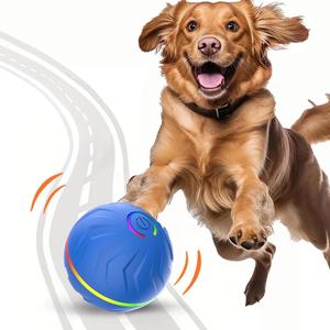 Interactive Dog Toy, USB Rechargeable Automatic Rolling Smart Ball, Durable Dog Toy, Fun and Engaging Game Companion for Small and Medium Dogs, Interactive Training Ball