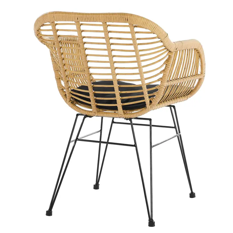 Vicenza Wicker Rattan Garden Bistro Table & Chairs Set 8