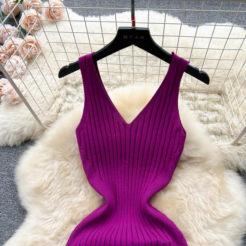 Product Introduction of YuooMuoo Chic Fashion Sexy Wrap Hips Split Knitted Autumn Dress Women Slim Elastic Bodycon Long Dress Streetwear Outfits Vestido 37