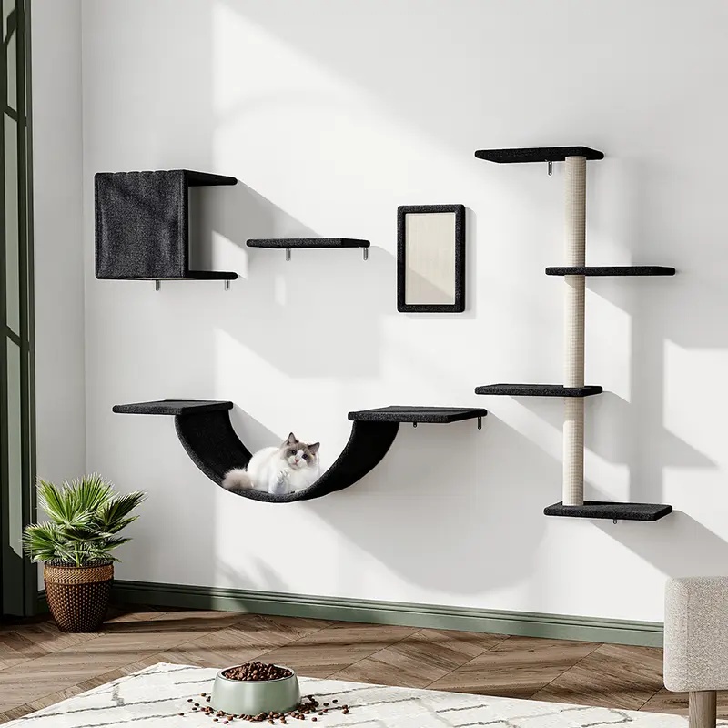 Pets Mood Cat Tree Set with Hammock & Jumping Platform 2