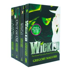 Wicked Years Series 4 Books Collection Set (Wicked, Son of a Witch, A Lion Among Men & Out of Oz)