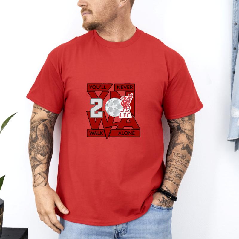 LIVERPOOL is CHAMPIONS PREMIERLEAGUE 2025 double-sided printed T-shirt unisex shirt john pork shirt sublime shirt shirts men designer shirts graphic tee world tshirts invincible shirt 5