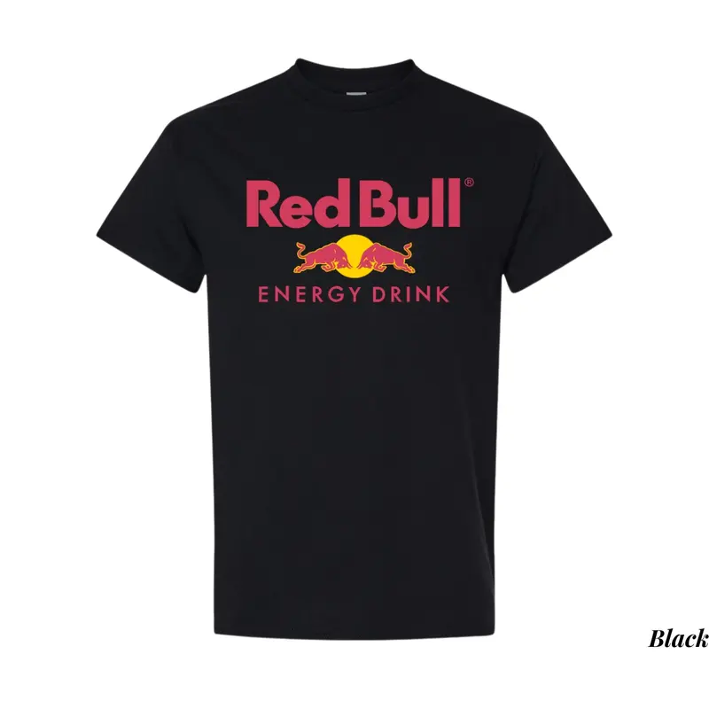 Red Bull T-shirt, Red Bull Logo Shirt, Soft Breathable Material, Perfect Gift for Men and Women, Everyday Relaxed Shirt 2
