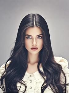 14-24 Inch Black Long Straight Human Hair Tape-in Hair Extensions, Natural Seamless Skin Weft Hair Pieces, Sylish Hair Extensions for Women