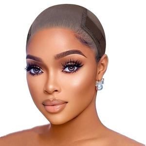 Lace Grip Wig Cap for Women, Transparent Lace Wig Caps, Non Slip Wig Gripper for Keeping Wigs in Place, Adjustable Wig Cap with Grip Headband