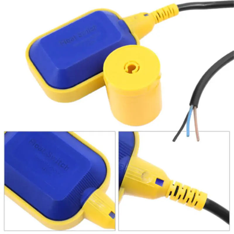 1PC 3 Meter Float Switch Liquid Fluid Water Level Sensor Pump Tank Pond Controller 2