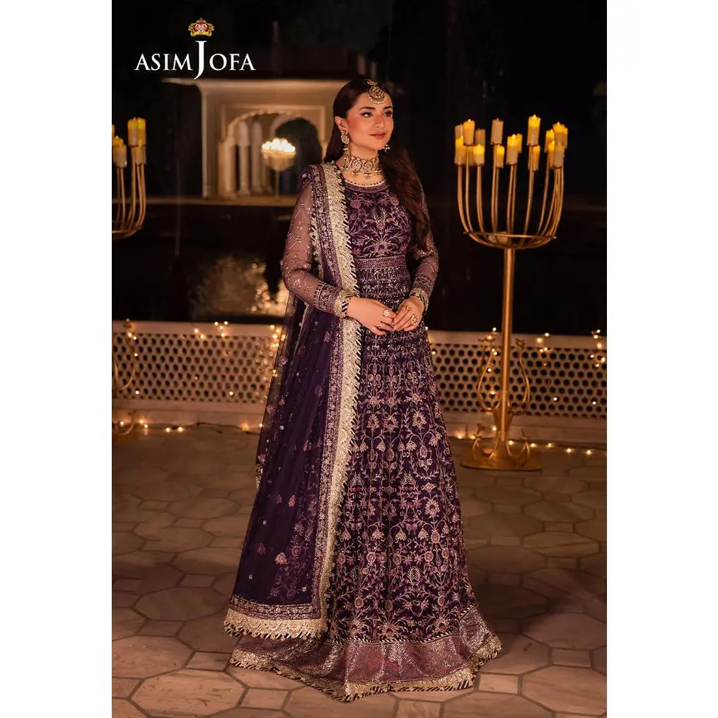AJCR-03 EMBROIDERED NET 3 PCS