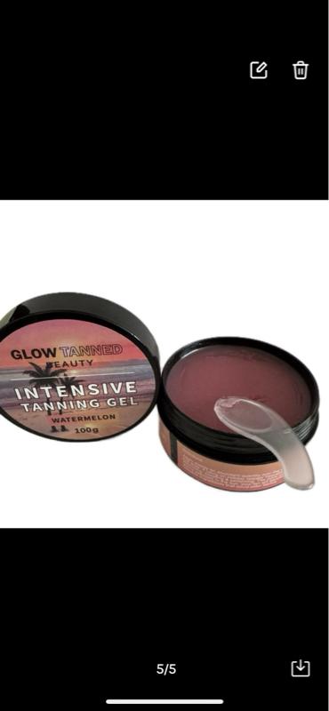 Product Introduction of Glow Tanned Watermelon Intensive Tanning Gel - Hydrating and Natural-Looking Tan - Body Care Moisturizing - Moisturizer, Moisture, Uv, Cosmetic, Comfort, Skin Repair, Skincare 8