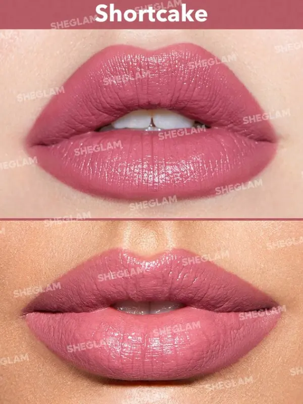 SHEGLAM Just Kissed Lipstick Crayon – Streusel | Shimmer Matte Lip Glow for All Occasions 6