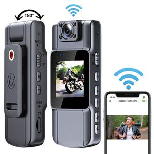 4K Outdoor Action Camera, 1pc Sports Camera with 180° Rotation Lens, Portable Handheld DV Camera Supports WiFi Hotspot & IR Night View, Handheld Video Camera, Wearable Recording Camera
