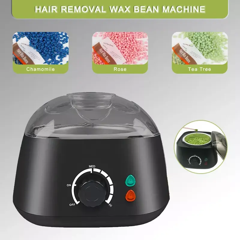 Wax Warmer Hair Removal Beauty Kit Pot Depilatory Paraffin Machine Waxing Bean 2