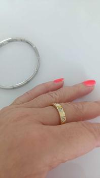 Product Review of Sweet Love Design Artificial Zircon Inlaid Ring, Fashion Accessories for Women for Party, Daily Clothing Decor, Trendy All-match & Exquisite Jewelry for Birthday Gift from B**a 0