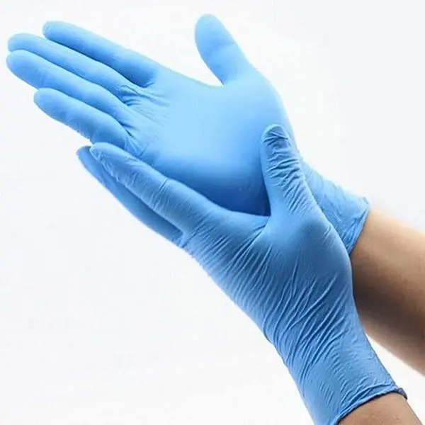 Disposable Gloves Blue Nitrile - Latex and Powder Free - Multi-Purpose - Food Grade Gloves - Extra Strong Gloves Box