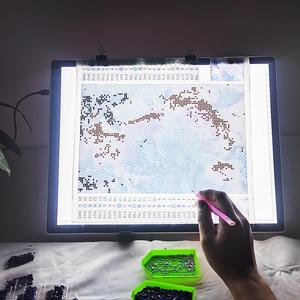 Diamond Painting Tracing Light Board, 1 Count USB Rechargeable LED Light Board with Cable, Artists Drawing Board for Diamond Arts Painting & Paint Design, Stocking Fillers Gift