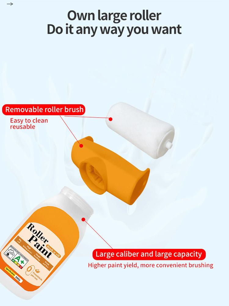 Product Introduction of [UK Seller]paint for walls,white paint for walls,paint roller for walls，diy home projects,wall painting ideas,wall paint,portable paint,painting tools 24