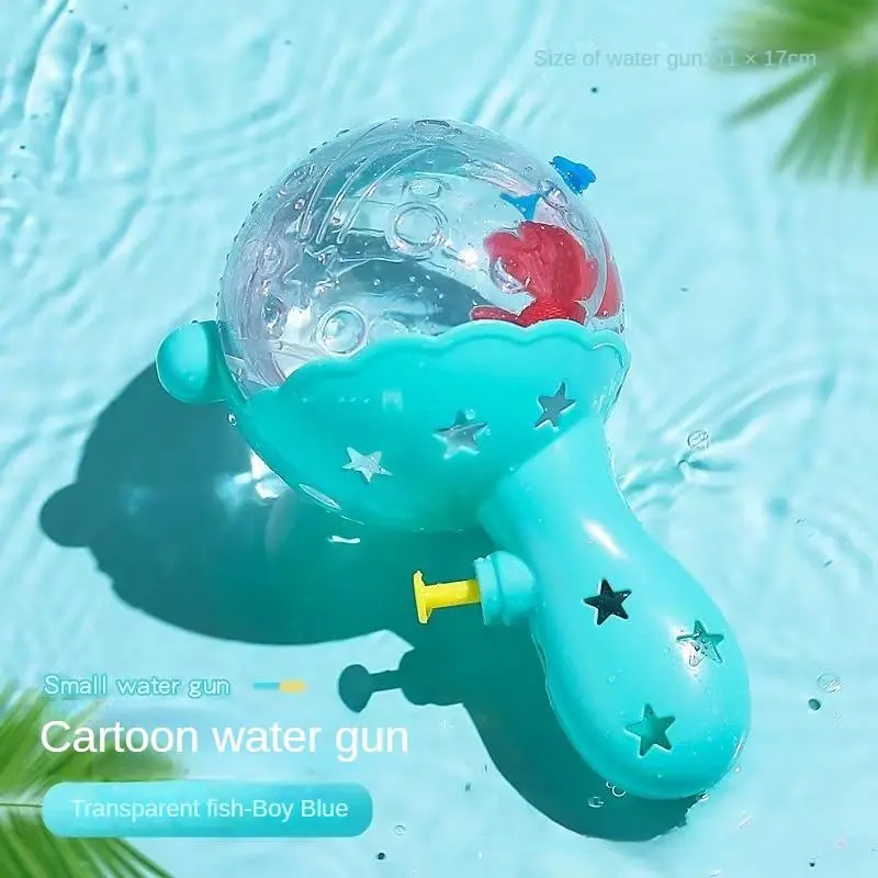 【RANTS BETTER】Water Gun Light Cartoon Spray Machine Bath Splashing Toys for Boys Kids Summer Outdoor Swimming Party Toy Children's Day Gifts 5